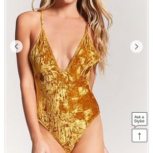 Gold bathing suit